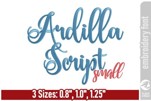 Ardilla Script Embroidery Font: Timeless Elegance for Every Stitch