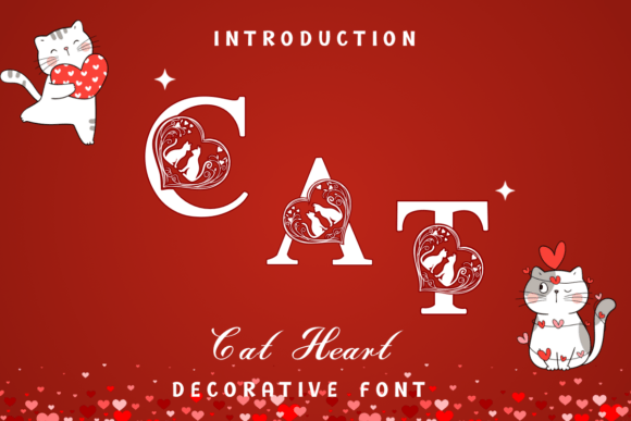 Cat Heart Font: Whimsical Design for Feline Projects