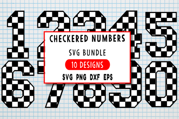 Checkered Numbers SVG and Racing Font SVG: Integrating High-Speed Design Elements into Your Workflow