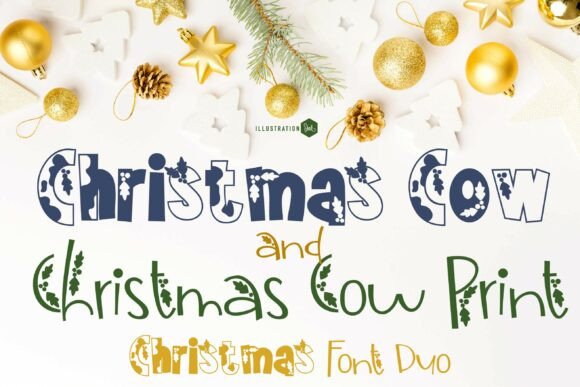 Christmas Cow Duo: Bringing Farmhouse Charm to Holiday Design