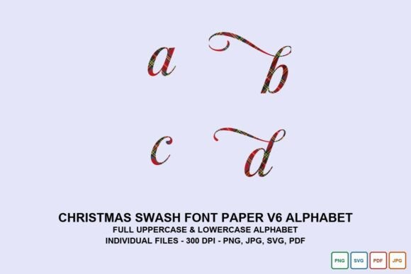 Christmas Swash Font Paper V6: Design-Ready Typography for Creative Projects