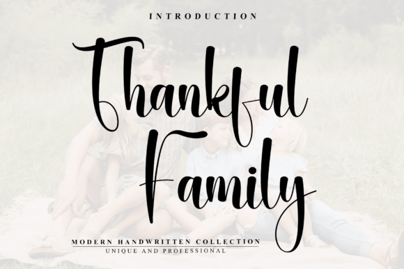 Elevating Design Authenticity with the Thankful Family Typeface
