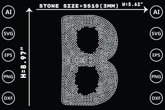 Evaluating Font, Letter, and Alphabet Rhinestone Templates