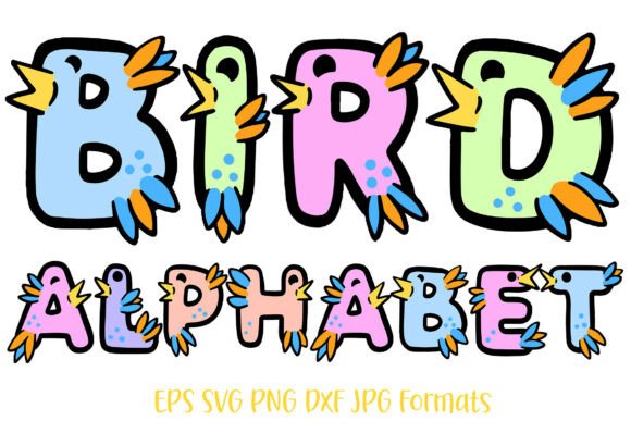 Evaluating the Bird Alphabet Lettering ABC PNG SVG Font for Creative Projects