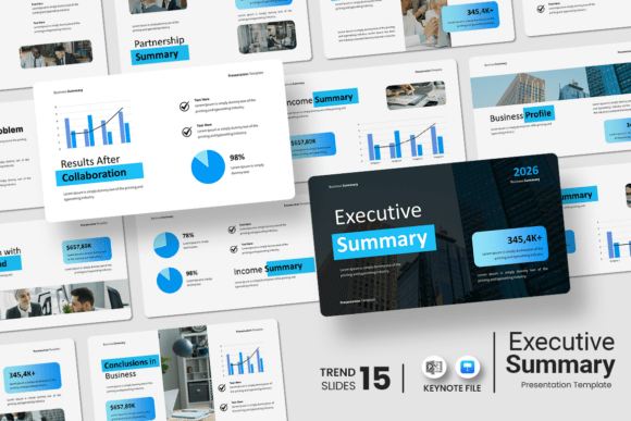 Executive Summary - Keynote Template: Streamlining Professional Presentations