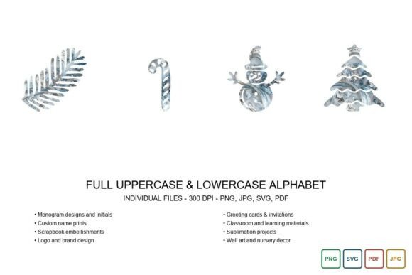 Frosted Winter Icon Set: Evaluating Decorative Typography for Seasonal Design