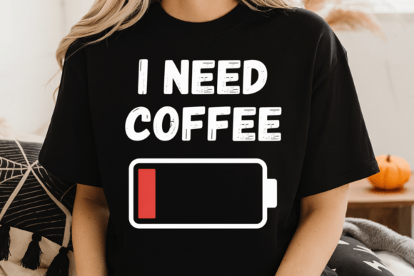 I Need Coffee Low Battery PNG: Designing Humor into Visual Communication