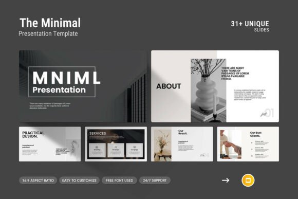 Minimalist Google Slides Template for Clean Presentations