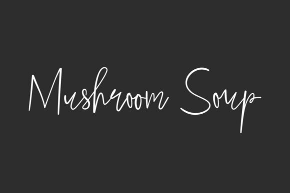 Mushroom Soup Font: Elevating Authentic Design