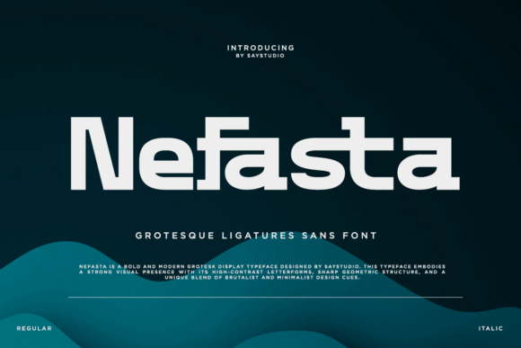 Nefasta: Applying Bold Grotesque Typography to Modern Design Projects