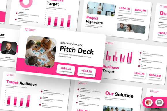 Pitch Deck - PowerPoint Template: Elevating Modern Business Storytelling