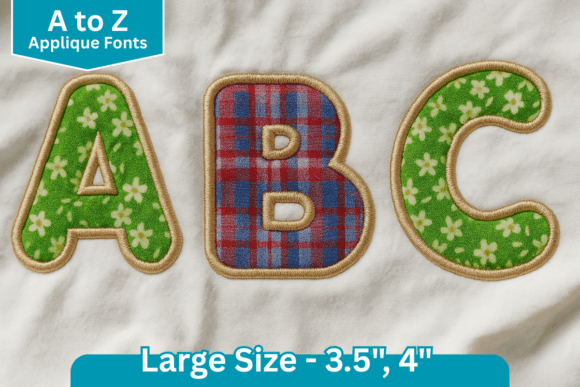 Rounded Applique Embroidery Font: A Practical Asset for Clean Stitching