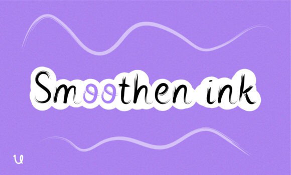 Smoothen Ink: Hand-Brushed Font for Authentic Design